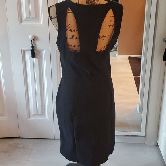 Corey p black lace detail midi dress - Picture 4 of 4